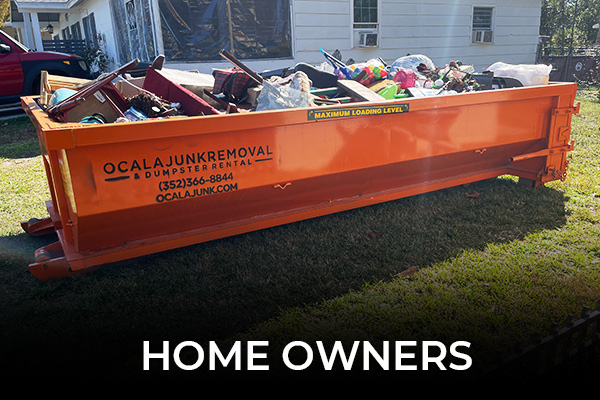 Dumpster Rentals for Home Owners in Lady Lake, Florida
